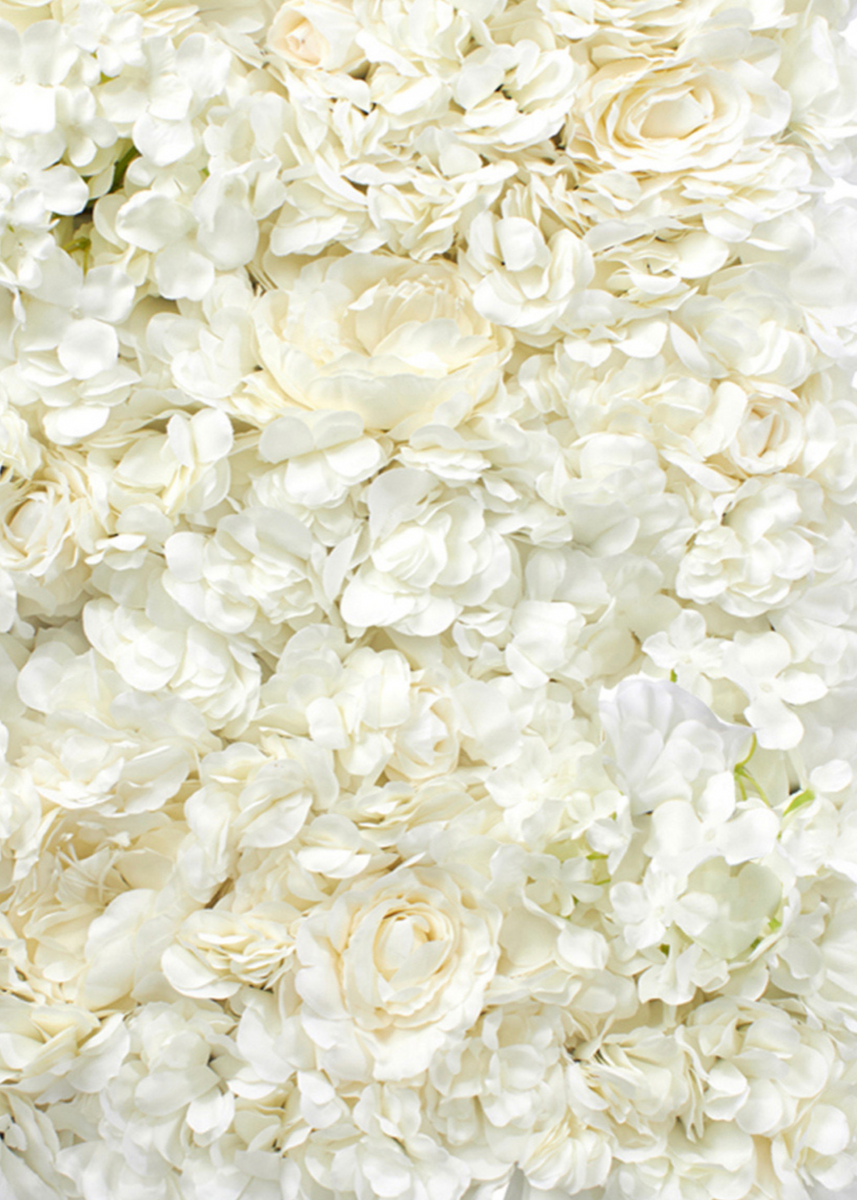 Ivory Floral Wall TRAS Creations