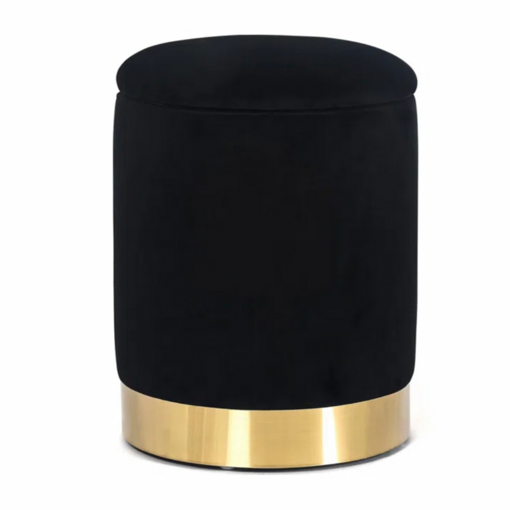 Black Ottoman