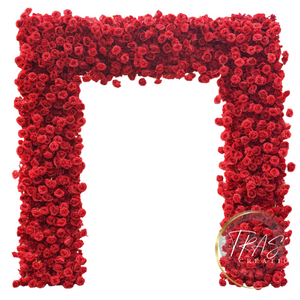 Red Floral Arch