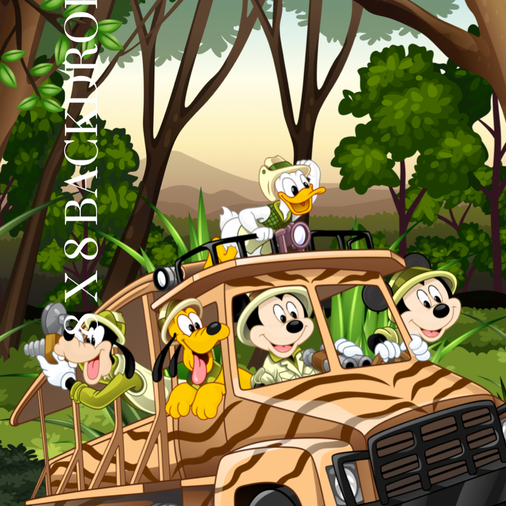 Disney Safari Backdrop