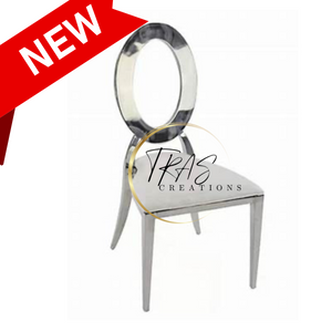 Silver O-back Luxe Chair