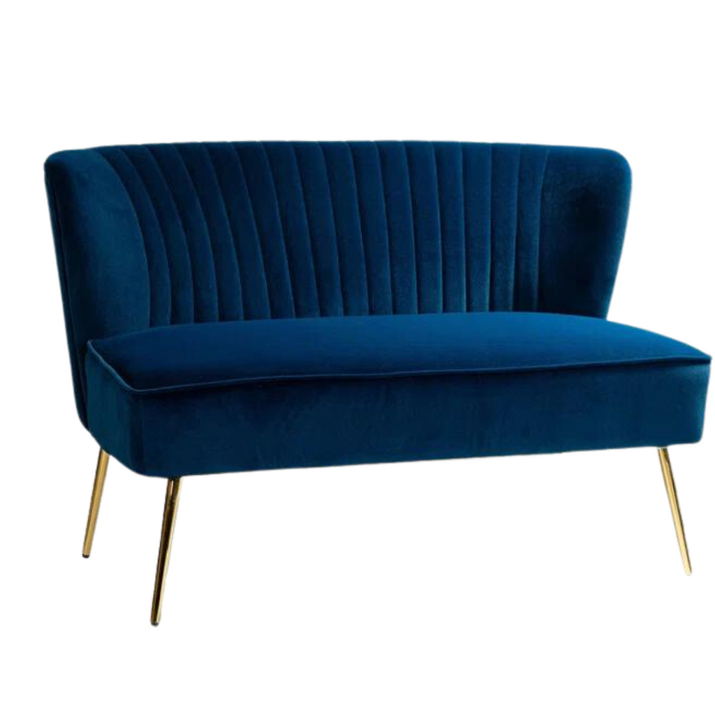 Jay Luxe Loveseat (Blue)