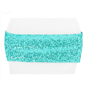 Turquoise Sequin Band