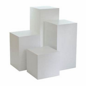 White Wooden Plinths