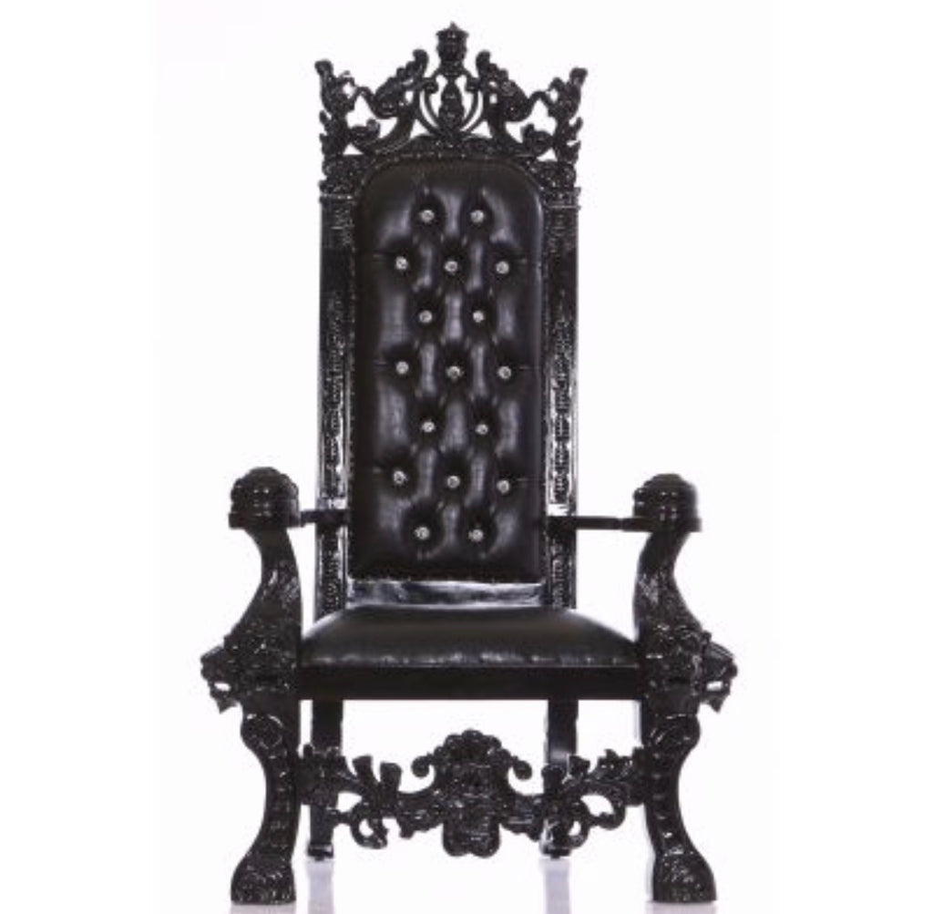 Black Throne Chair