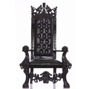 Black Throne Chair